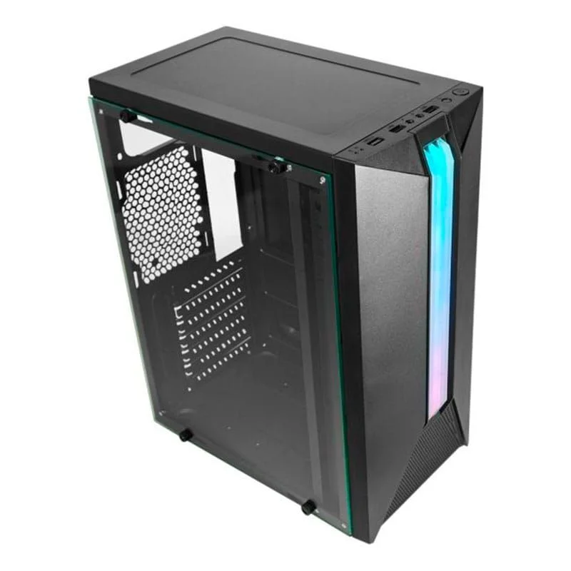 Imagem 4 de 5 do produto Gabinete Gamer K-mex Cg-04ah Bifrost Vii Lateral Vidro Atx Preto