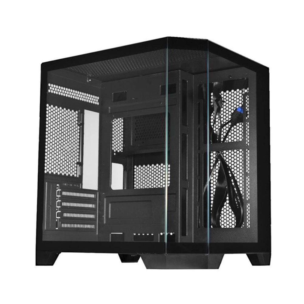 Gabinete Gamer K-mex Aquario Cg-0620 Angulo Preto Micro Atx Sem Fan