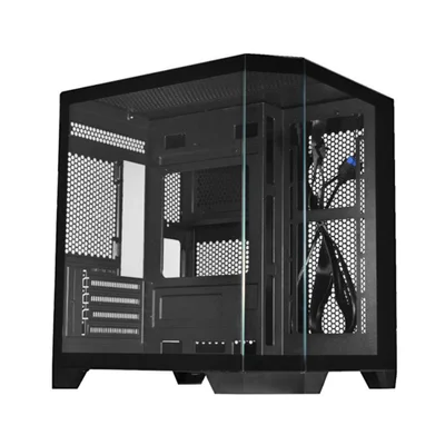 Gabinete Gamer K-mex Aquario Cg-0620 Angulo Preto Micro Atx Sem Fan