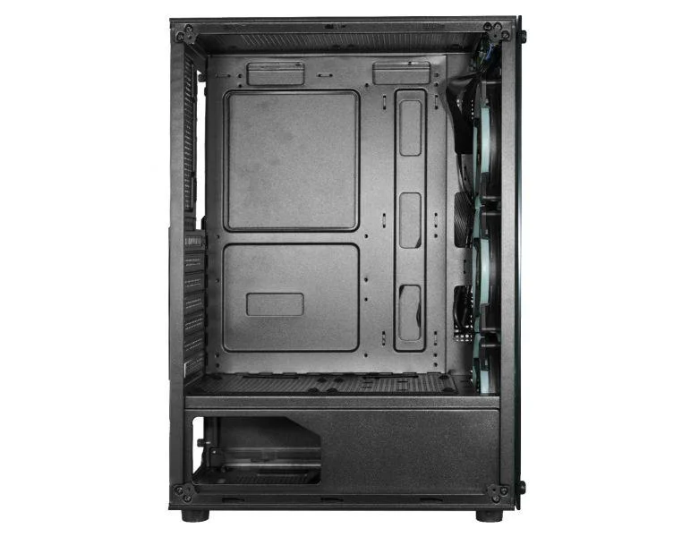 Imagem 4 de 5 do produto Gabinete Gamer K-mex Cg-30c5 Preto Com Cooler Painel De Vidro