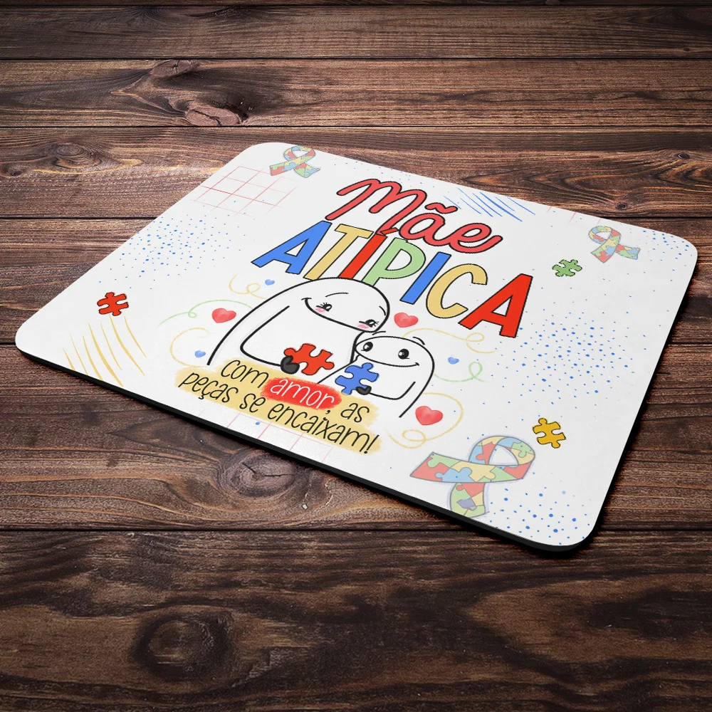 Imagem 3 de 4 do produto Mouse Pad Flork Mães - Mãe Atípica - 22x18