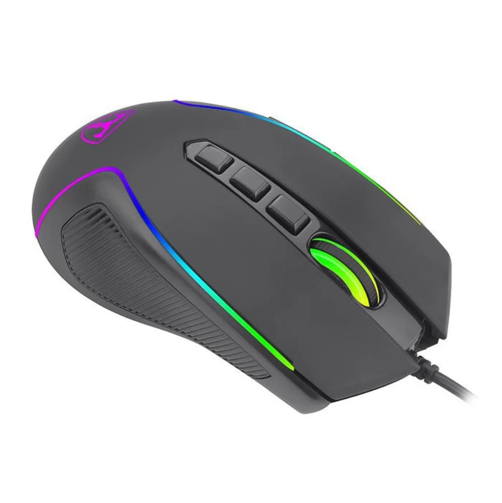 Mouse Gamer T-dagger Darkangel, RGB, 4000dpi, 8 Botões, Black - T-tgm209 V2
