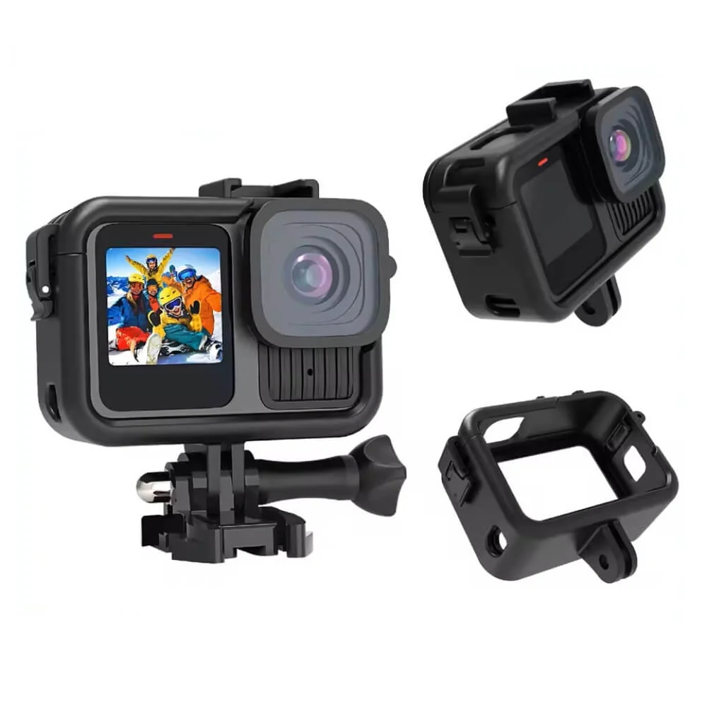 Suporte Frame Para Câmera Gopro Hero 13/12/11/10/9 Black - Telesin Suporte Frame Para Câmera Gopro Hero 13/12/11/10/9 Black - Telesin