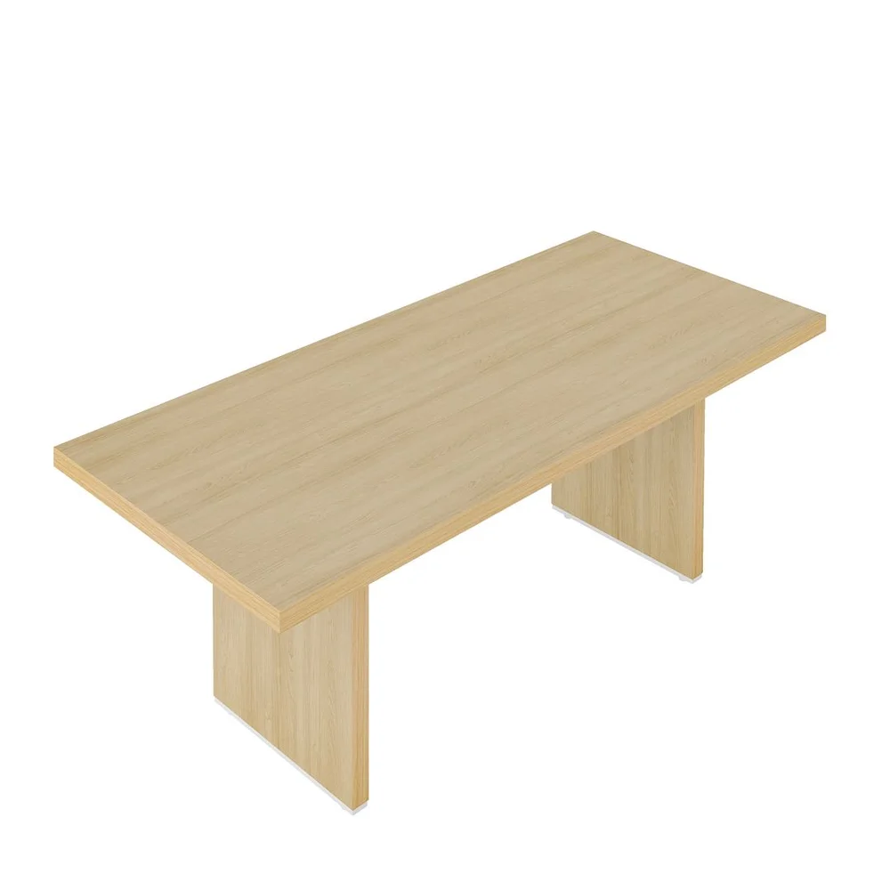 Imagem 3 de 5 do produto Mesa Escrivaninha Para Escritório Tamburato 2000 | Artany Cor:carvalho/branco