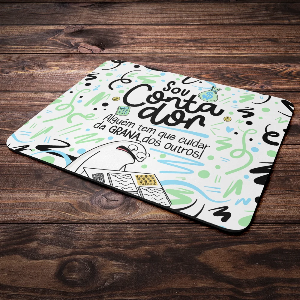 Imagem 3 de 4 do produto Mouse Pad Flork Profissões - Sou Contador - 22x18