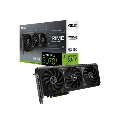 Placa De Vídeo Asus Nvidia Geforce Prime RTX 5070 Ti 16gb Gddr7 256 Bits - Prime-RTX5070ti-16g