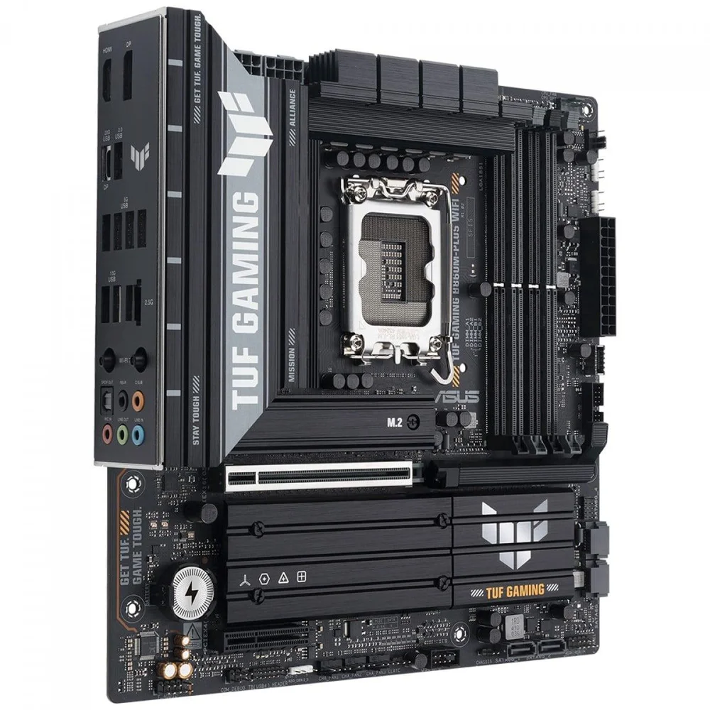 Imagem 2 de 5 do produto Placa Mãe Asus Tuf Gaming B860m-plus Wifi, Chipset B860, Intel LGA  1851, Matx, Ddr5, 90mb1jv0-m0eay0