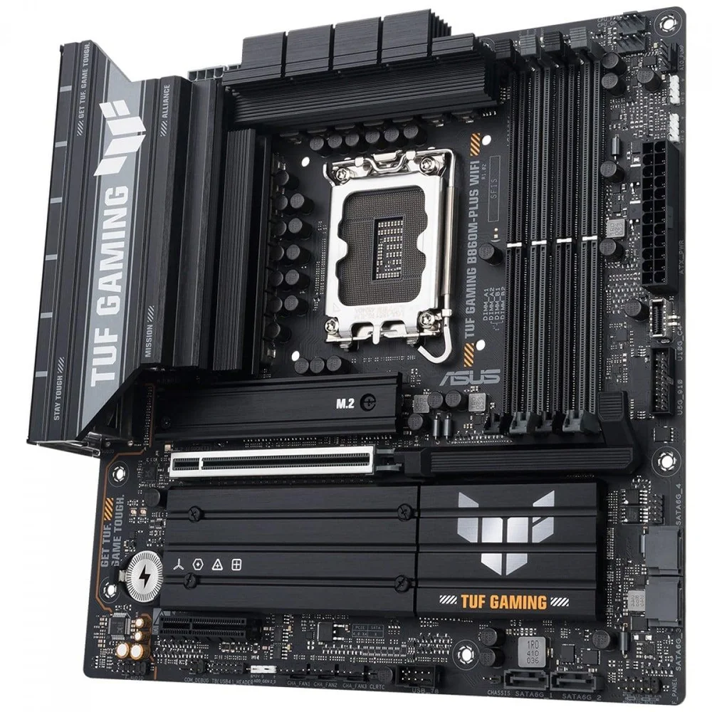 Imagem 5 de 5 do produto Placa Mãe Asus Tuf Gaming B860m-plus Wifi, Chipset B860, Intel LGA  1851, Matx, Ddr5, 90mb1jv0-m0eay0