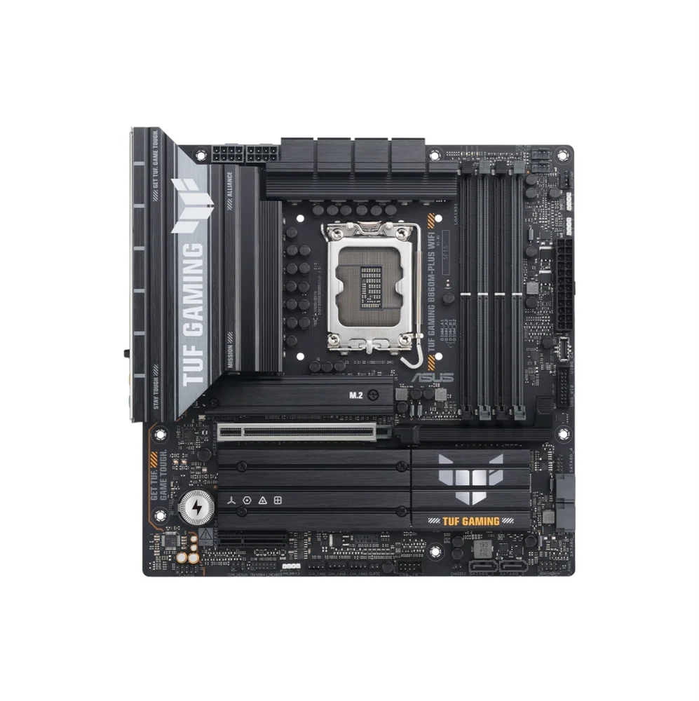 Placa Mãe Asus Tuf Gaming B860m-plus Wifi, Intel LGA  1851, Matx, Wf/blt, Ddr5 - Tuf Gaming B860m-plus Wifi 8