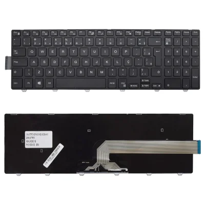 Teclado Para Notebook Dell Inspiron 15-5566-a40b Abnt2 Preto