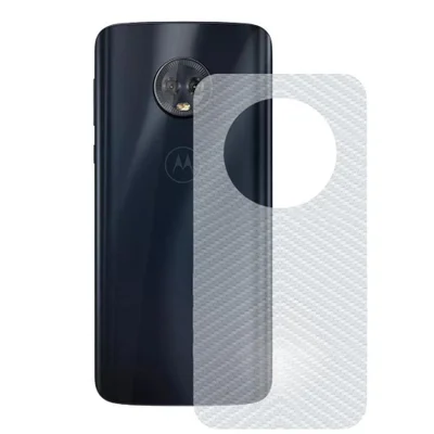 Película Para Motorola Moto G6 Plus - Traseira De Fibra De Carbono - Gshield