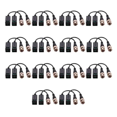 14 Pares Conversor Balun Passivo Intelbras Vb 501 P Compatíveis Com Analógicas Hd, Full Hd, 4mp E 4k