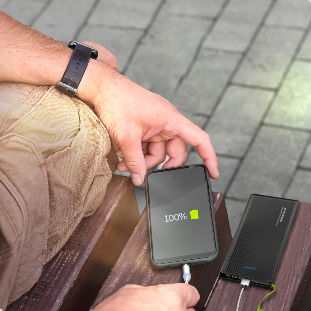 Imagem 4 de 5 do produto Carregador Portátil 10.000mah Power Bank Slim Celular Tablet (preto)