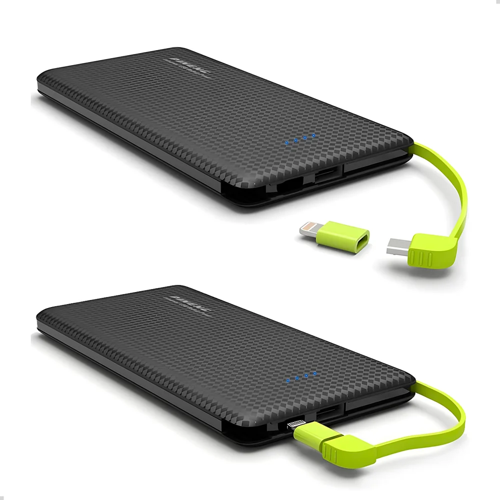 Imagem 5 de 5 do produto Carregador Portátil 10.000mah Power Bank Slim Celular Tablet (preto)