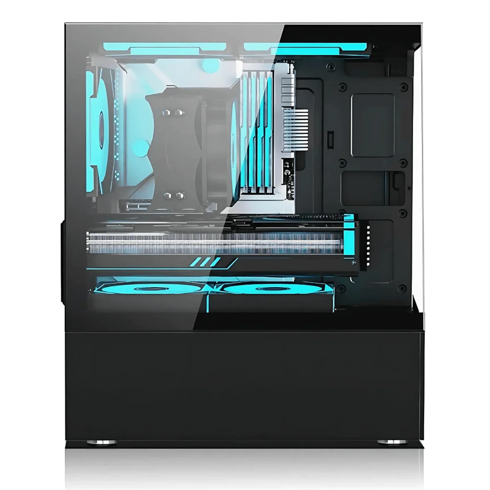 Imagem 2 de 5 do produto Gabinete Gamer Cg200b Preto Pixxo