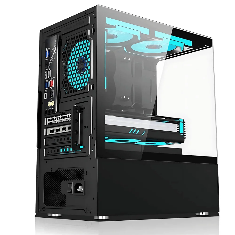 Imagem 4 de 5 do produto Gabinete Gamer Cg200b Preto Pixxo