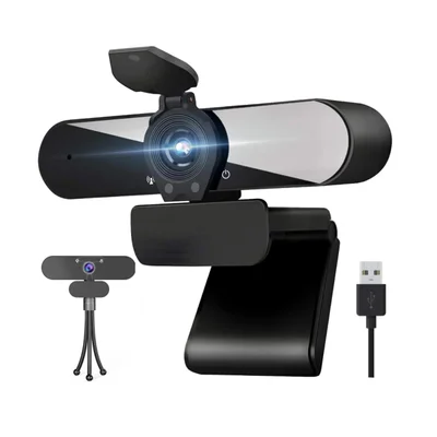 Webcam Full Hd 1440p Usb C/ Microfone C/ Tripé 441488857 Cshidworld