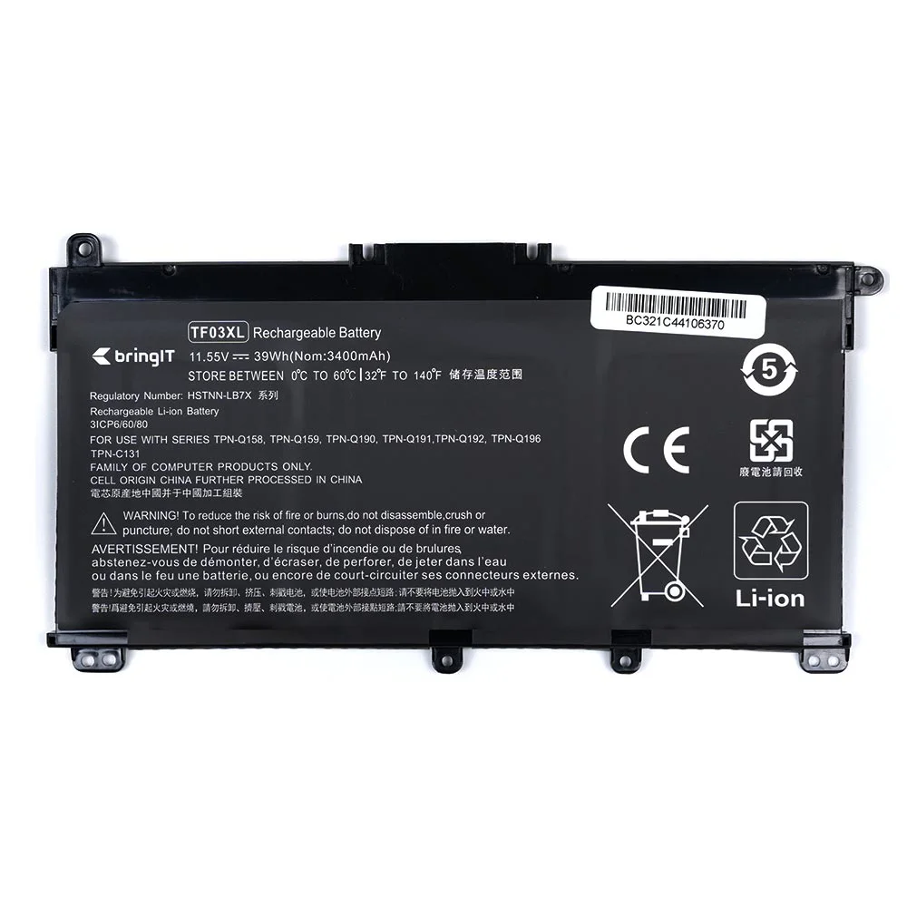 Bateria Para Notebook Hp 14-dq2078wm 11.55v Bateria Para Notebook Hp 14-dq2078wm 11.55v