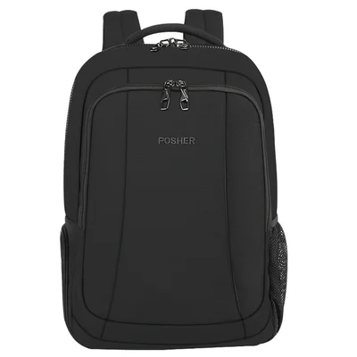 Mochila Antifurto Expansivel Posher Journey Pro Xl Preta