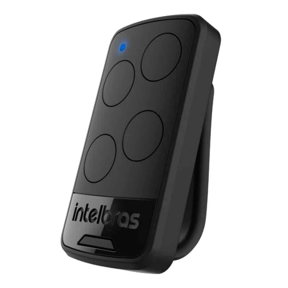 Kit 10 Controles Remoto Ep04 De 4 Botões Para Automatizador De Portão Black Intelbras
