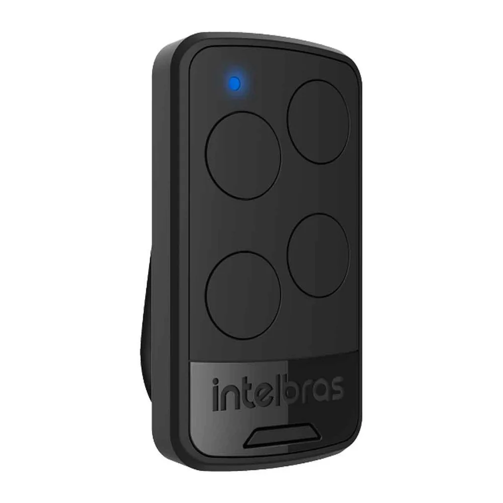 Kit 10 Controles Remoto Ep04 De 4 Botões Para Automatizador De Portão Black Intelbras
