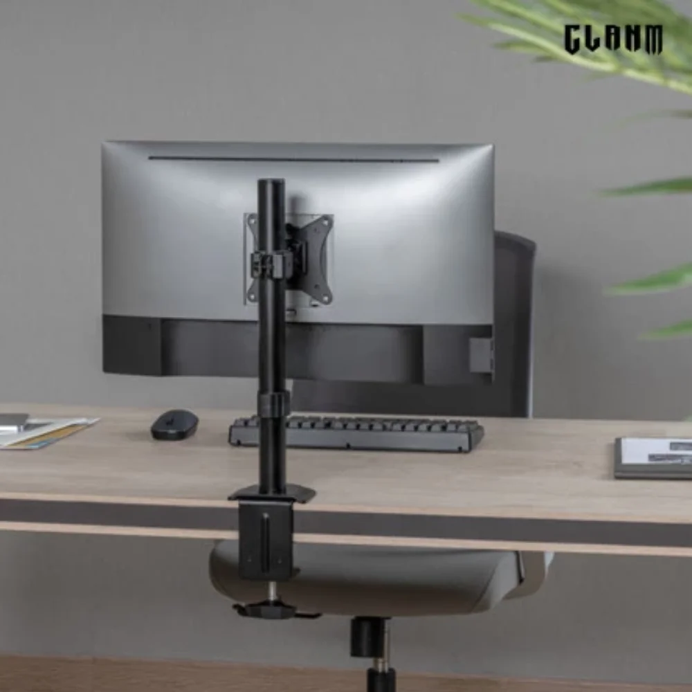 Imagem 3 de 5 do produto Suporte Monitor Cs10 17pol A 32pol Preto - Vesa 75x75 / 100x100 - Clanm