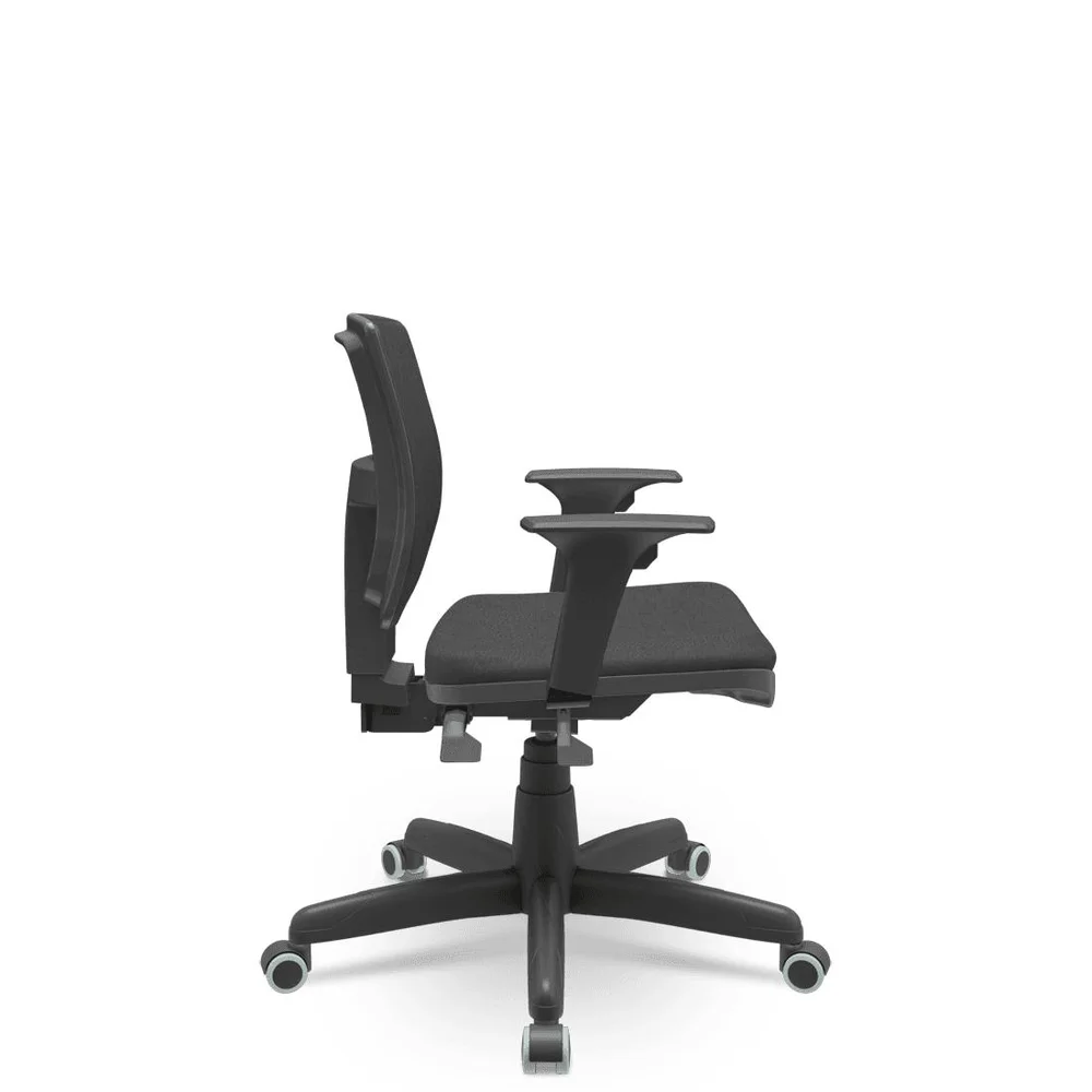 Imagem 3 de 4 do produto Cadeira Brizza Soft Executiva Giratória Com Braços Reguláveis E Sistema Backplax