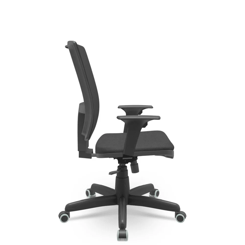 Imagem 2 de 4 do produto Cadeira Brizza Presidente Giratória Relax Com Braços Reguláveis