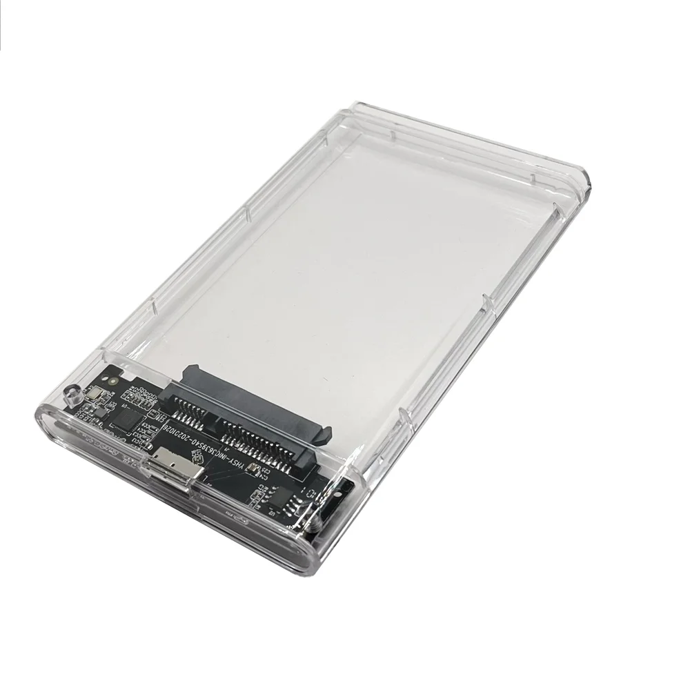 Imagem 2 de 4 do produto Case Para Hd Externo De 2.5" Sata Para Usb 3.0 Transparente
