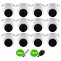 Kit 12 Câmeras Intelbras Vhd 1120 Dome G7 Hd 720p, Lente 2.8mm, Visão Noturna 20m + Conectores