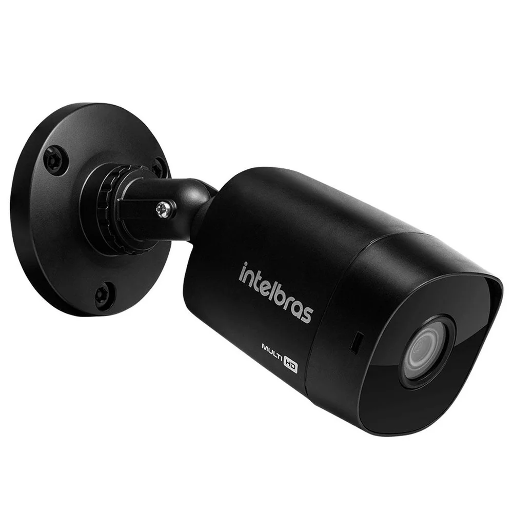 Kit 12 Câmeras Intelbras Vhd 1230 B Full Hd 1080p Bullet Black G7 Visão Noturna 30m Ip67