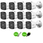 Kit 12 Câmeras Intelbras Vhd 1220 B G7 Full Color Full Hd Visão Noturna Colorida 20m Ip67 +conector