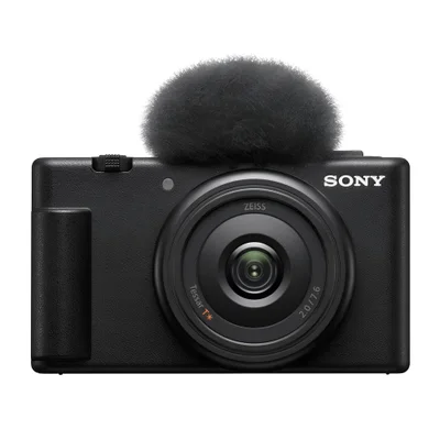 Câmera Fotográfica Sony Zv-1f Ideal Para Vlogs Preta