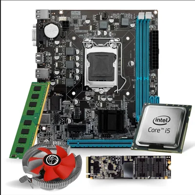 Kit Pl Mãe H110 + Proc. i5 8500 + Mem. 32gb Ddr4 + Cooler + M.2 512gb