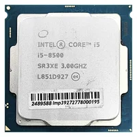 Processador Intel Core i58500 8 Geraço 41GHZ 9MB