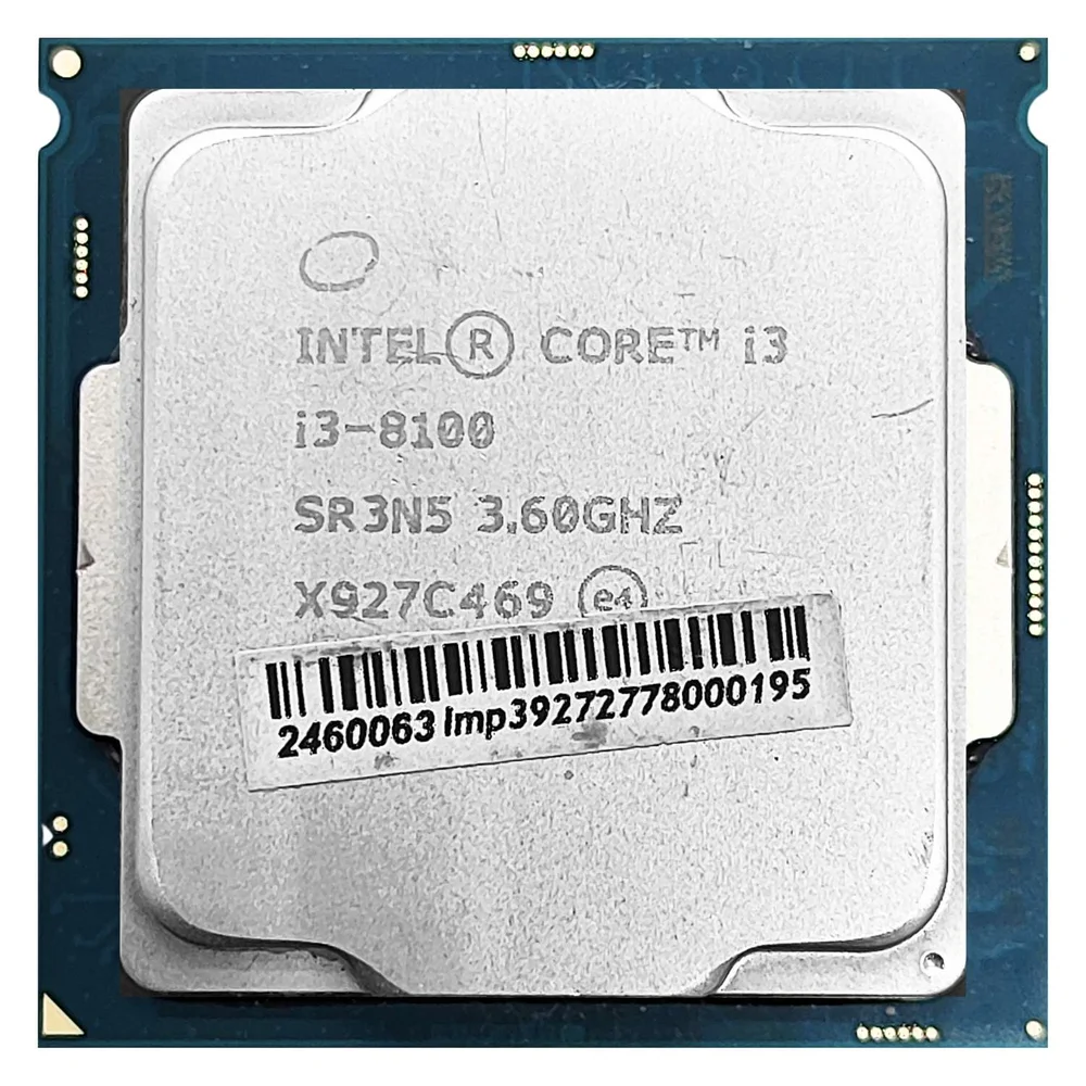 Processador Intel Core i38100 8 Geraço 36GHz 6MB