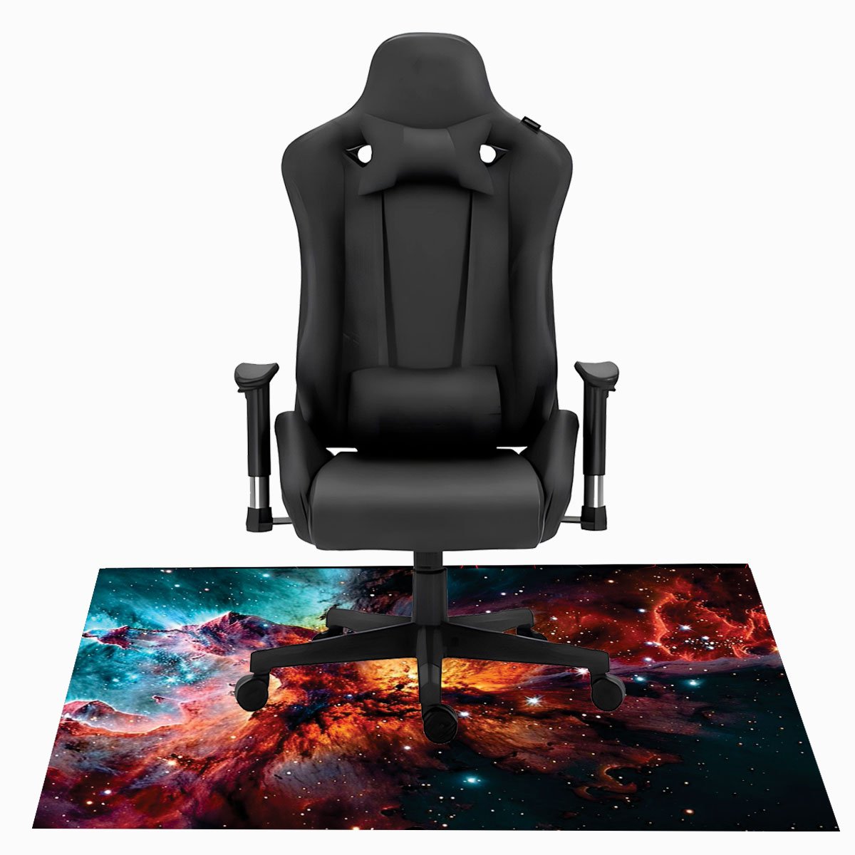Tapete Gamer De Proteção Para Piso 100x70 - Nebulosa