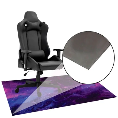 Tapete Gamer De Proteção Para Piso 100x70 - Universo Roxo — foto 3