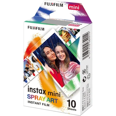 Filme Instax Mini Spray Art para 10 Fotos - Fujifilm para Instax Mini 7; 8; 9; 11; 12