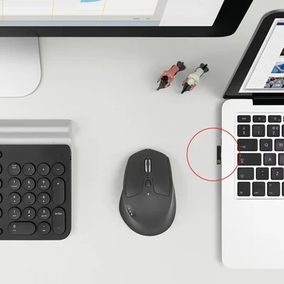 Receptor Bluetooth Usb Fio Adaptador Dongle Unifying Para Teclado Ou Mouse  (um Canal)