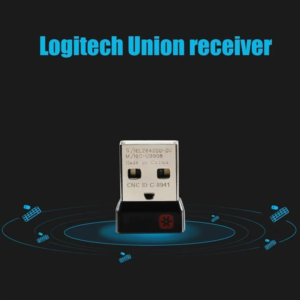 Imagem 2 de 3 do produto Receptor Bluetooth Usb Fio Adaptador Dongle Unifying Para Teclado Ou Mouse  (um Canal)
