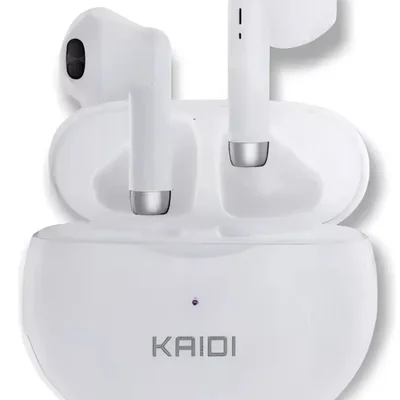 Fone De Ouvido Sem Fio Bluetooth Kaidi 770 Branco Longa Duração Kaidi Tws Kd 770 3