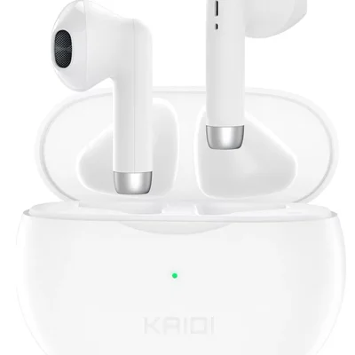 Fone De Ouvido Sem Fio Bluetooth Kaidi 770 Branco Longa Duração Kaidi Tws Kd 770 13
