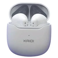 Fone De Ouvido Sem Fio Bluetooth Kaidi 770 Branco Longa Duração Kaidi Tws Kd 770 14