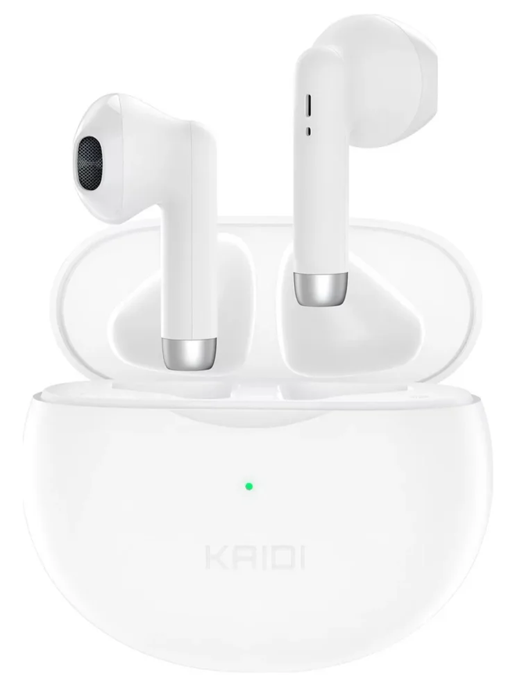 Fone De Ouvido Sem Fio Bluetooth Kaidi 770 Branco Longa Duração Kaidi Tws Kd 770 5