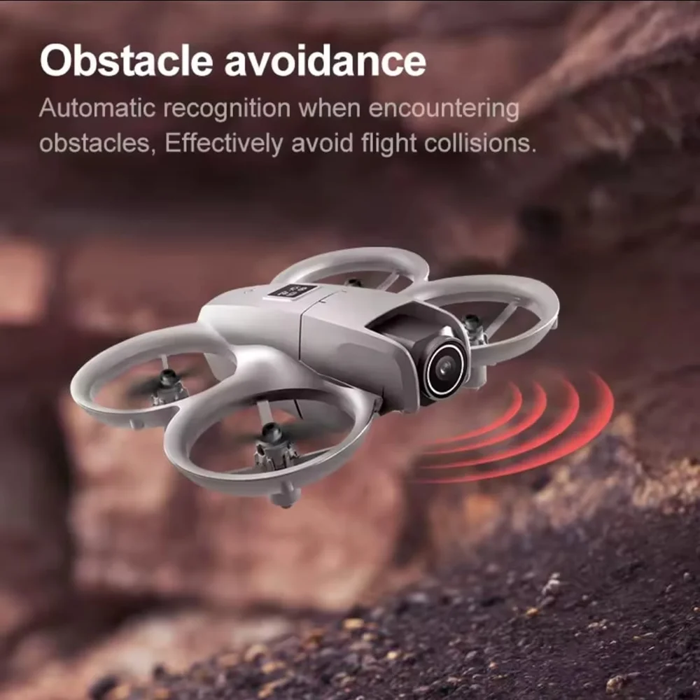 Drone Mini 8k Dupla Camera Com Gps Sensores  Para Detecção De Obstaculos