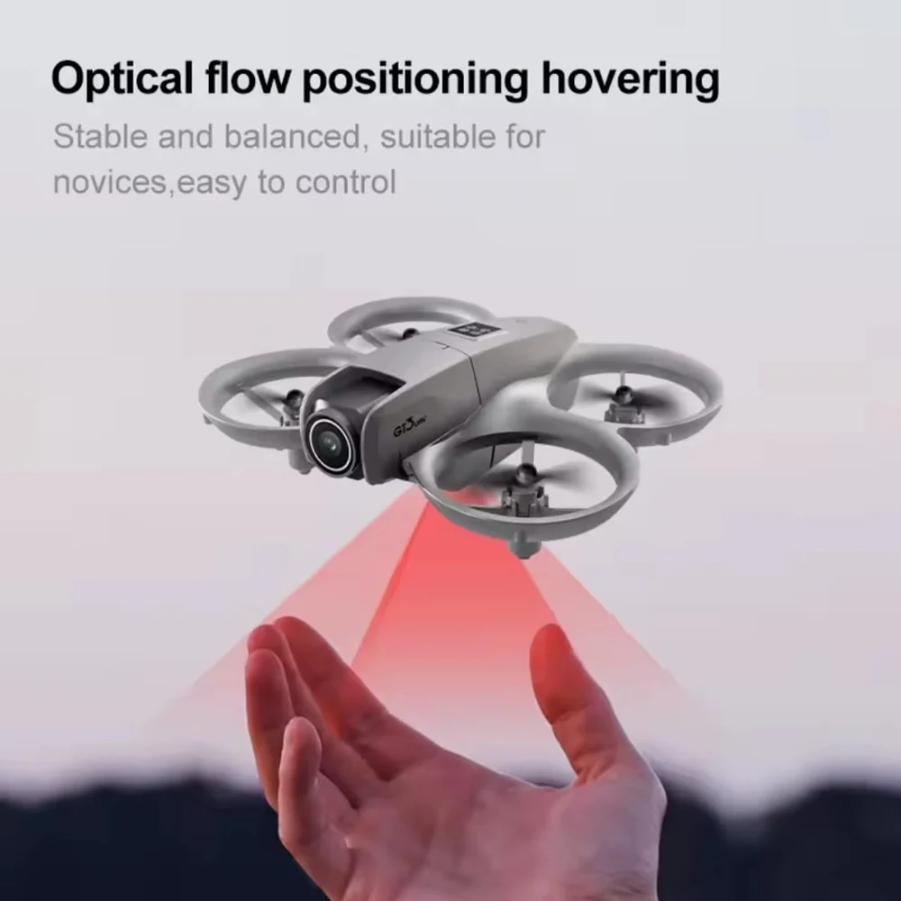 Drone Mini 8k Dupla Camera Com Gps Sensores  Para Detecção De Obstaculos