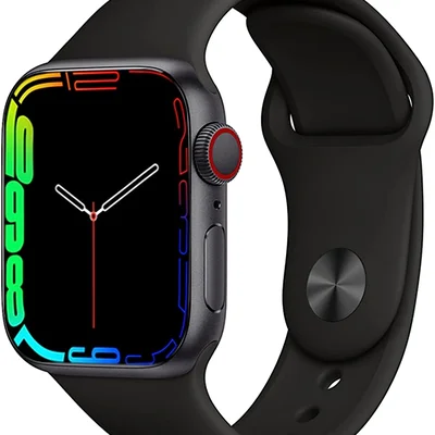 Relógio Smartwatch Hw22 Bluetooth Com Tela Full Hd, Notificações E Multiira Removível Cor:rosa