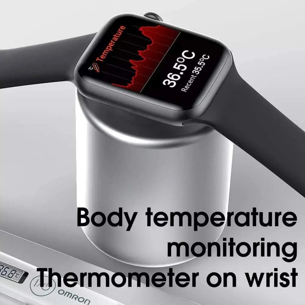Imagem 3 de 5 do produto Relógio Smartwatch Hw22 Bluetooth Com Tela Full Hd, Notificações E Multiira Removível Cor:rosa