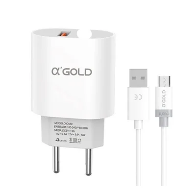 Carregador Agold Turbo 30w V8 Ca31-5